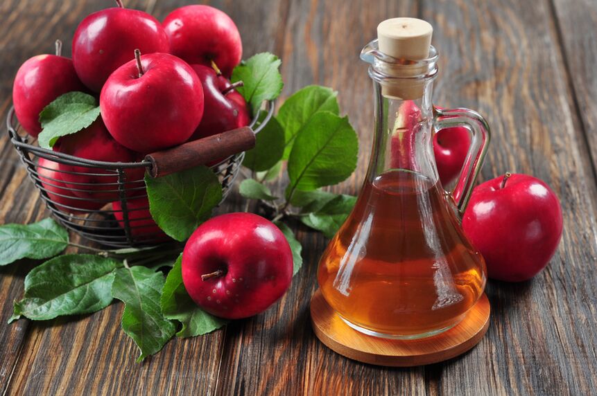 Apple vinegar vinegar from varicose veins